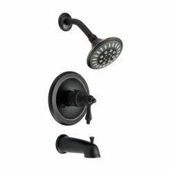 Best Sale 🥰 Designers Impressions 654692 Oil Rubbed Bronze Tub / Shower Combo Faucet 😉