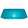 Budget 🧨 MR Direct Sinks And Faucets 640 Colored Glass Vessel Sink, Turquoise, Sink Only, No Additional Accessories 🔥