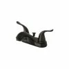 Outlet 👏 Kingston Brass Kingston 4" Centerset Bathroom Faucet W/Retail Pop-Up, Oil Rubbed Bronze ✨