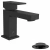 Cheapest 👍 Keeney Holdings LLC Belanger QUA21 Single Handle Bathroom Faucet With Drain, Matte Black 🔥