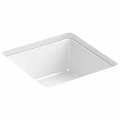 Best Pirce 🌟 Kohler K-8188 Verticyl 13-1/16" Square Vitreous China Undermount - White 🎉