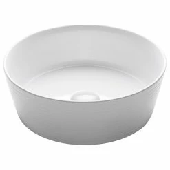Cheapest 🧨 Kraus USA, Inc. Viva Ceramic Round Vessel Bathroom Sink, White 🔔