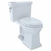 Flash Sale 😍 Toto Promenade II Elongated 1.28 GPF Toilet With CeFiONtect, Cotton White 🤩