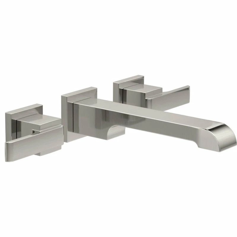 Deals ❤️ Delta Faucet Delta Ara Two Handle Wall Mount Bathroom Faucet Trim, Chrome, T3567LF-WL 💯