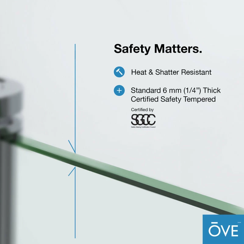 Best reviews of 🥰 OVE Decors Breeze 34 Shower Kit, Clear Glass Walls And Base, Satin Nickel 🔔 - Image 15