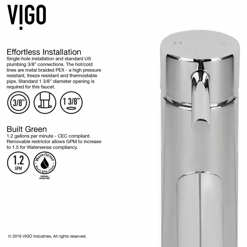 Top 10 ๐ VIGO Dior Vessel Bathroom Faucet ๐ - Image 6