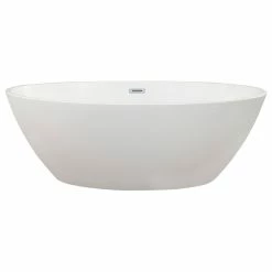 Coupon 😍 Altair Jolie Freestanding Soaking Acrylic Bathtub, 69" 🌟