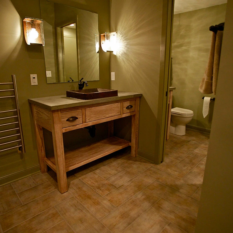 Wholesale โ๏ธ Premier Copper Products 19" Rectangle ๐ Skirted Vessel ๐จ Hammered Copper Sink, Oil Rubbed Bronze โ - Image 8