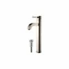 Best Pirce ⭐ Kraus USA, Inc. Ramus Single Handle 1-Hole Vessel Bathroom Faucet With Pop-Up Drain, Nickel 🤩