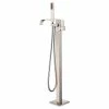 Discount 🧨 Homary Floor Mounted Single Handle Freestanding Bathtub Faucet With Handheld Shower, Br 🛒