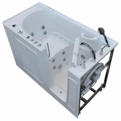 Best deal ๐งจ HomeMart Products 30 X 60 Whirlpool & Air Jetted Walk-In Bathtub, Right Drain Configuration ๐