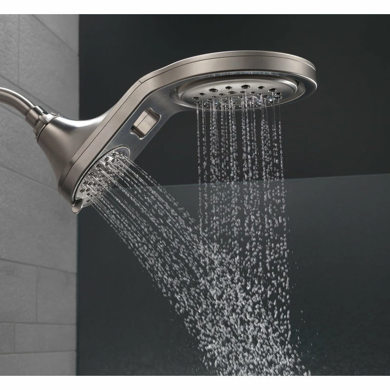 Coupon ✨ Delta Faucet Delta HydroRain 5-Setting 2-in-One Shower Head, Stainless, 58580-SS-PK 🥰 - Image 3