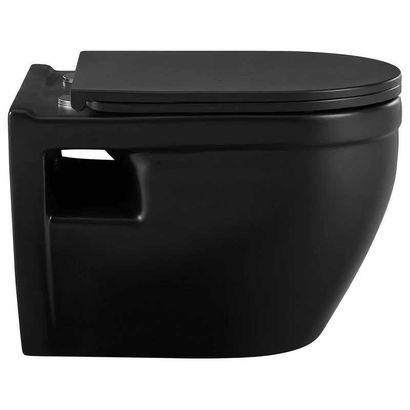 Brand new 😀 Swiss Madison Ivy Wall Hung Elongated Toilet Bowl 0.8/1.28 GPF Dual Flush, Matte Black 💯 - Image 4