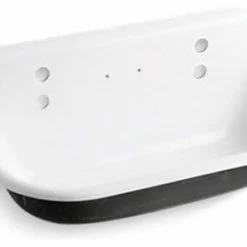 Best reviews of 🎉 Kohler Brockway 3' Wall-Mounted Wash Sink With 2 Faucet Holes, White ✔️