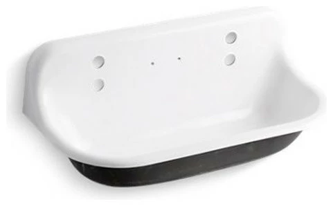 Best reviews of ๐ Kohler Brockway 3' Wall-Mounted Wash Sink With 2 Faucet Holes, White โ๏ธ