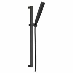 Flash Sale 🌟 Delta Faucet Delta H2Okinetic Hand Shower 1.75 GPM W/Slide Bar 4S, Matte Black, 51140-BL 😉
