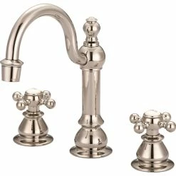 Hot Sale 🛒 Water Creation Vintage Classic Widespread Lavatory Faucet With Pop-Up Drain ✔️