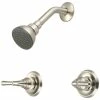 Hot Sale 🧨 Olympia Faucets, Inc. Elite Two Handle Shower Set, Pvd Brushed Nickel ❤️