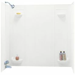 Cheapest 😍 Swan 30x60x57 Veritek Bathtub Wall Kit, White 🧨