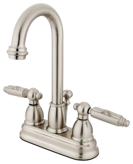 Best reviews of ๐ Kingston Brass 4" Centerset Bathroom Faucet, Brushed Nickel ๐ฅ