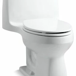 Best Sale ⌛ Kohler Santa Rosa Comfort Height 1-Piece Compact Elongated Toilet, White 🔥