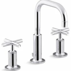 Best reviews of 🥰 Kohler Purist Widespread Bathroom Faucet W/ Low Cross Handles, Polished Chrome 🥰