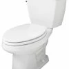 New 😍 Gerber Plumbing Gerber Av-21-812 Avalanche Vitreous China 2-Piece Elongated Toilet ⌛