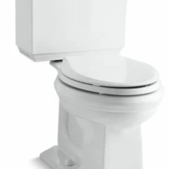 Cheapest ❤️ Kohler Memoirs Stately 2-Piece Elongated 1.28 GPF Toilet, White 🛒