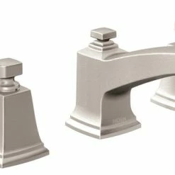 Outlet ⌛ Moen T6220 Boardwalk Widespread Bathroom Faucet - Spot Resist Brushed Nickel 👏
