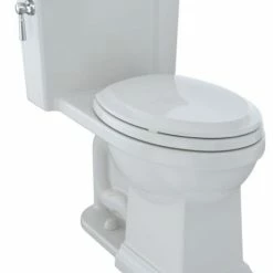 Cheap 💯 Toto Promenade II Elongated 1.28 GPF Toilet With CeFiONtect, Colonial White 🧨