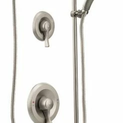 Outlet 👍 Moen Commercial Classic Brushed Nickel PosiTemp Transfer Trim Kit T8343EP15CBN ✨