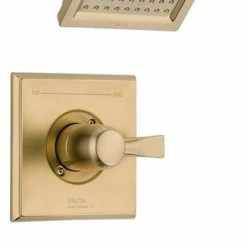 Cheap 🎁 Delta Faucet Delta Dryden Monitor 14 Series Tub & Shower Trim, Champagne Bronze, T14451-CZ 🤩