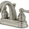 Buy 😉 Kingston Brass 4" Centerset Bathroom Faucet W/Retail Pop-Up, Brushed Nickel 🧨