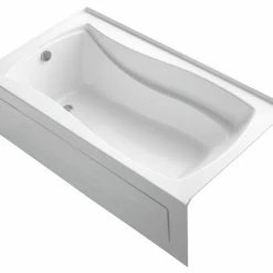 Deals 😀 Kohler K-1229-LA Mariposa Collection 66" Three Wall Alcove - White 😍